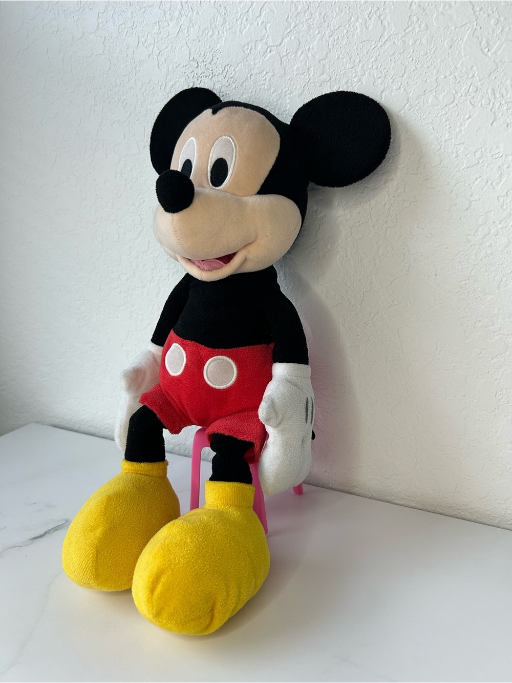 Classic Black & Red Mickey Mouse Plush Toy by - Picture 2 of 4